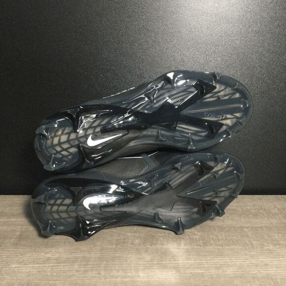 Nike Alpha Menace Elite 3 Flyknit Football Cleats CT6648-010 Black Men's Size 8 - Picture 6 of 7
